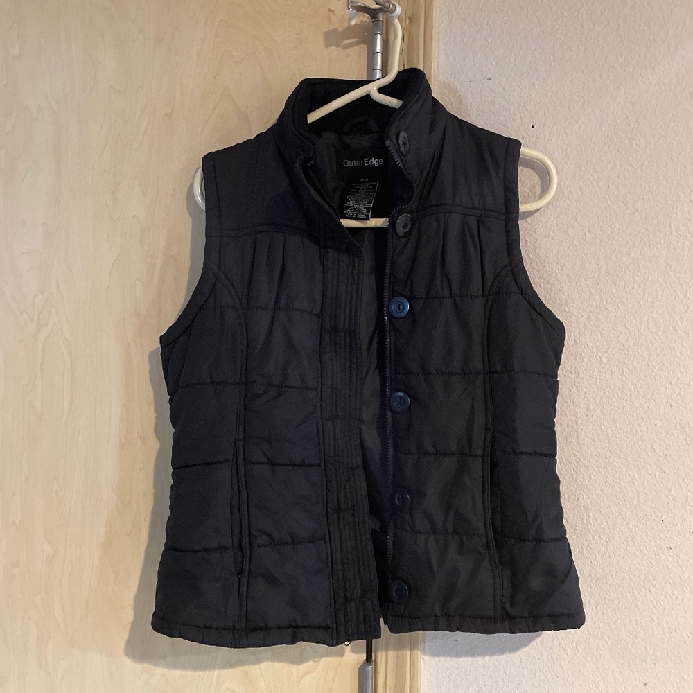 Women Medium Lightweight Puffer Vest Outdoor Athletic Hiking Fashion Layering - Picture 1 of 5